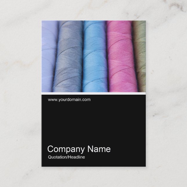 Cartão De Visita Meia foto 0394 - Reels of Cotton (Frente)