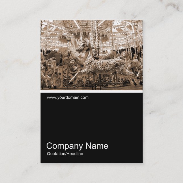 Cartão De Visita Meia &Foto 049 de Feliz a rodar (Frente)