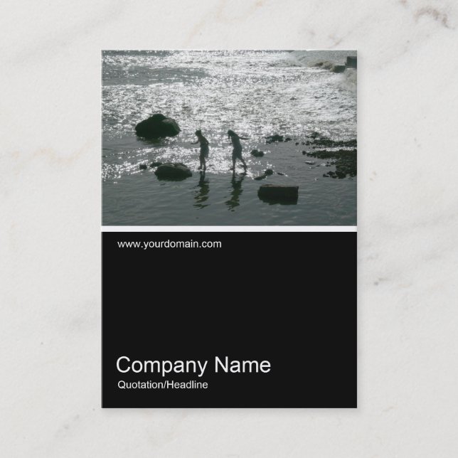 Cartão De Visita Meia &Foto 060 - Pedras de Passagem (Frente)