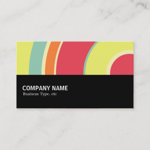 Cartão De Visita Meio caminho 0114 - Círculo Colorido 01