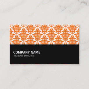 Cartão De Visita Meio caminho 055 - Laranja Damask