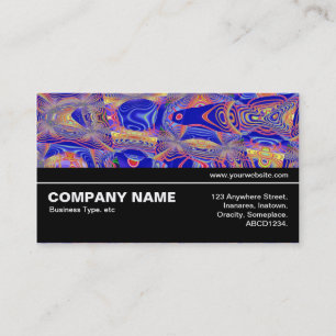 Cartão De Visita Meio caminho V3 010 - Fractal Abstrato 061012a