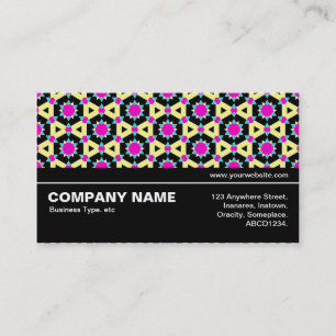 Cartão De Visita Meio caminho V3 034 - Padrão Geométrico 020