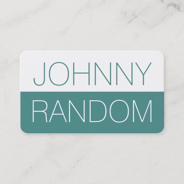 Cartão De Visita Meio tom de duplo vermelho branco verde (Frente)