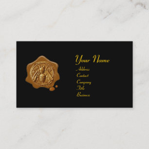 Cartão De Visita MEL-ABELHA-CAÇADA-SEAL/Cupido-ladrão de mel