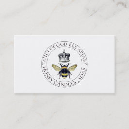 Cartão De Visita Mel Apiary Honey