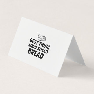 Cartão De Visita Melhor desde pão fatiado