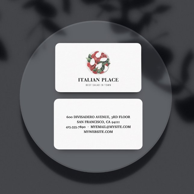 Cartão De Visita Melhor Salada Moderna Em Profissional Urbano (Criador carregado)