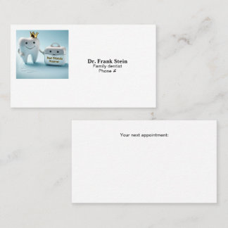 CARTÃO DE VISITA " MELHORES AMIGOS PARA SEMPRE: TOOH AND FLOSS "