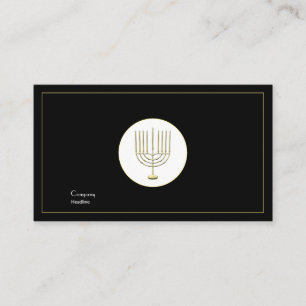 Cartão De Visita Menorah