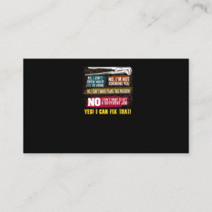 Cartão De Visita Mens Millwright Novelty Gift T-Shirt para Pais