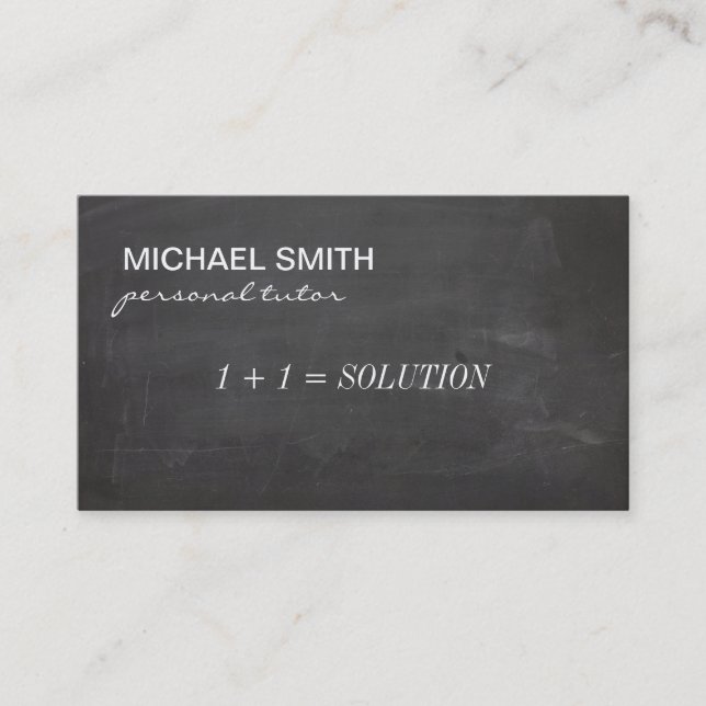 Cartão De Visita Mentor / Educador / Consultor (Frente)