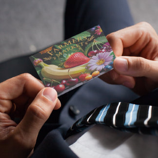 Cartão De Visita Mercado dos agricultores (A)