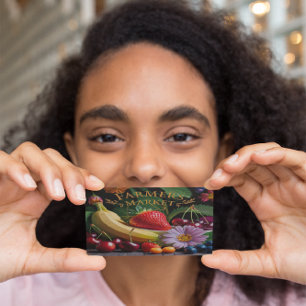 Cartão De Visita Mercado dos agricultores (A)