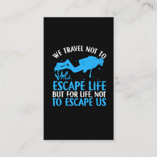 Cartão De Visita Mergulhador Scuba - Esportes aquáticos Scuba Merg