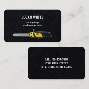 Cartão De Visita Mestre Motosserra Premium