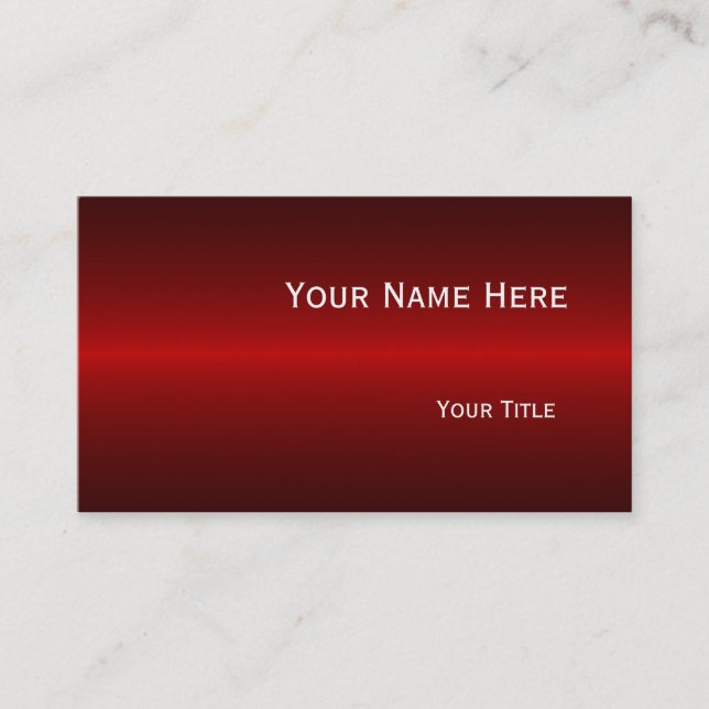 Cartão De Visita Metal escovado #5A (Frente)