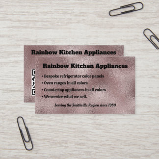 Cartão De Visita Metálico Cinzento Escuro Falso