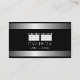 Cartão De Visita Metálico da empresa de garagem