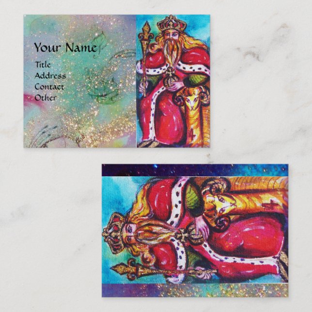 CARTÃO DE VISITA METAS DAS SOMBRAS PERDIDAS / O IMPERADOR (Frente/Verso)