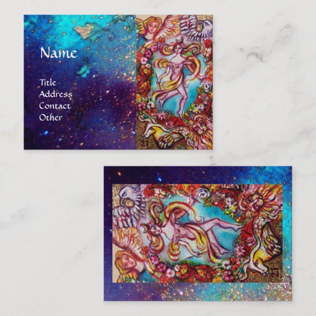 Cartão De Visita METAS DAS SOMBRAS PERDIDAS O Mundo (Frente/Verso)