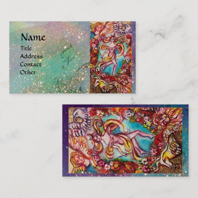 Cartão De Visita METAS DAS SOMBRAS PERDIDAS O Mundo (Frente/Verso)