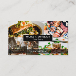 Cartão De Visita Método de Grãos de Madeira de Colagem de Fotografi