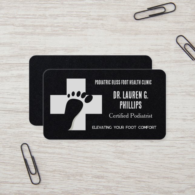 Cartão De Visita Metodologia Ortopedica de Pé (Frente/Verso In Situ)