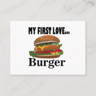 Cartão De Visita Meu Primeiro Amor Restaurante Burger Chef