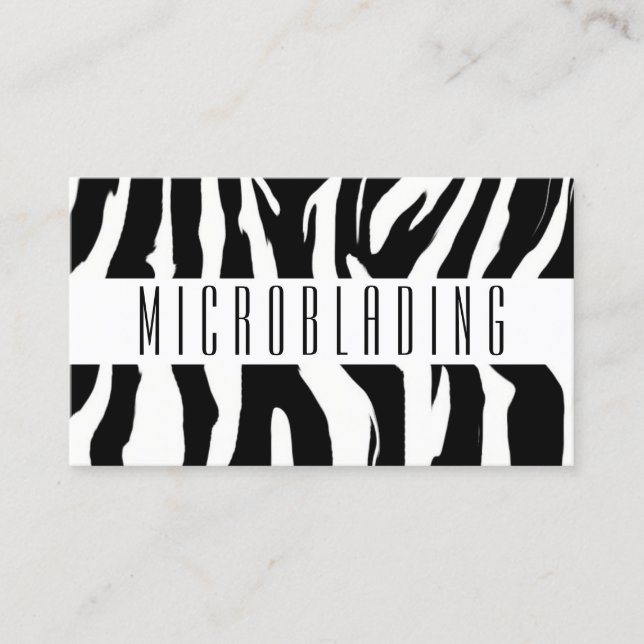 Cartão De Visita Microbexiga, sobrancelhas, tatuagem, maquiagem per (Frente)