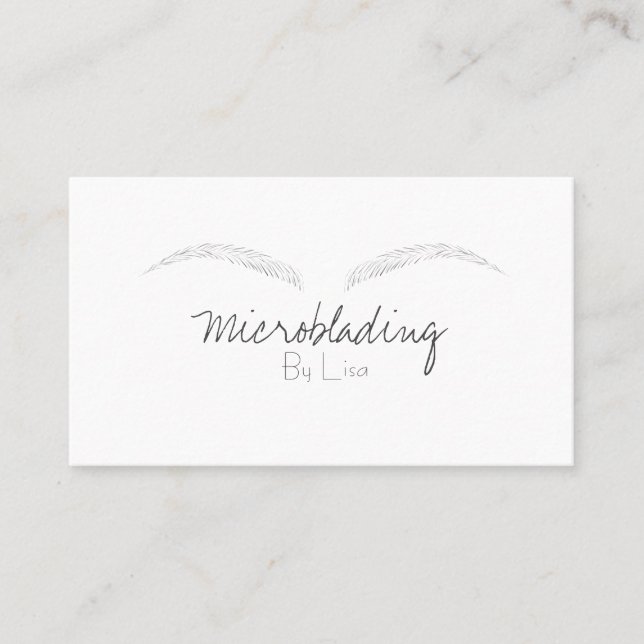 Cartão De Visita Microblading (Frente)
