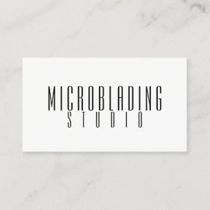 Cartão De Visita Microblading Moderno, Sobrancelhas, Maquiagem Perm