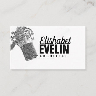 Cartão De Visita microfone de áudio g567