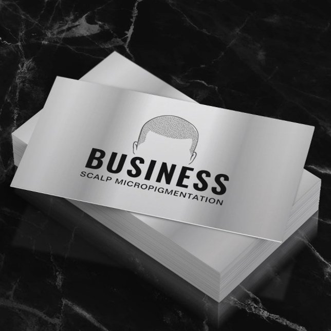 Cartão De Visita Micropigmentação moderna de micropigmentação escal (Criador carregado)