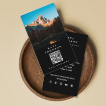 Mídia social de código QR mínimo do fotógrafo mode