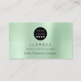 Cartão De Visita Mídia social TwitterYouTubeInstagraFaceFB Mint