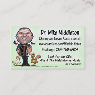 Cartão De Visita Mike & a música de Middletones