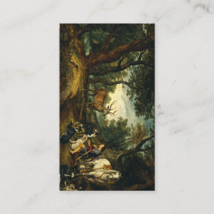 Cartão De Visita Milagre de São Huberto por Peter Paul Rubens