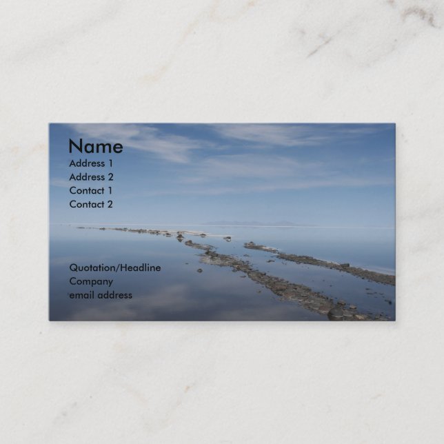 Cartão De Visita mim trajeto (Frente)