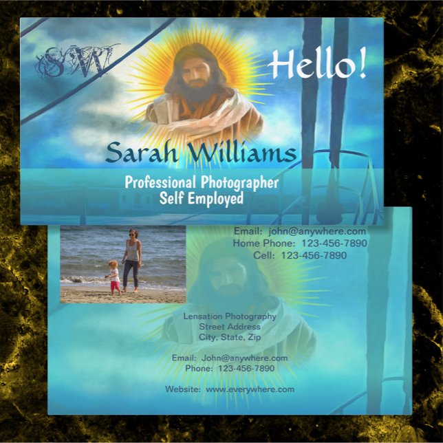 Cartão De Visita Minha placa de chamada Light 0916 (Criador carregado)