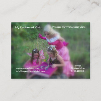 Cartão De Visita Minha visita Enchanted
