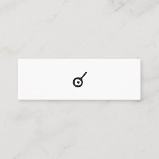 CARTÃO DE VISITA MINI ミニマムでシンプルな名刺 ビジネスカード 目玉焼き