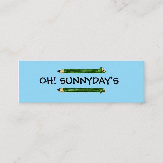 CARTÃO DE VISITA MINI 名刺 (Frente)