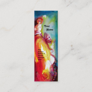 Cartão De Visita Mini A TERCEIRA MÁSCARA / Figurino Designer , Artista 