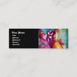 Cartão De Visita Mini A TERCEIRA MÁSCARA / Figurino Designer , Artista 