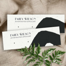 ABSTRATO CERAMIC BLACK WHITE STUD EARRPLAY DISPLAY