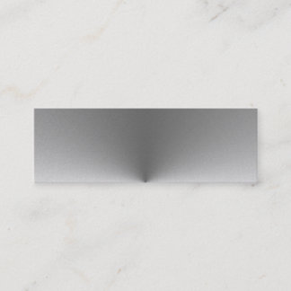 Cartão De Visita Mini aço circular largo