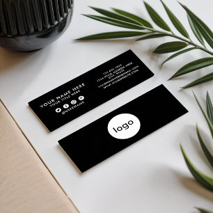 Cartão De Visita Mini Adicione seu logotipo personalizado círculo profis