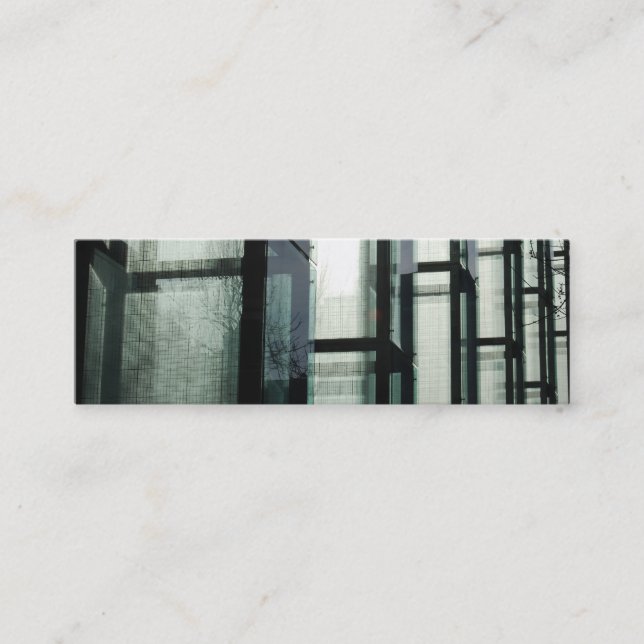 Cartão De Visita Mini Amanhecer em Boston - magro (Frente)