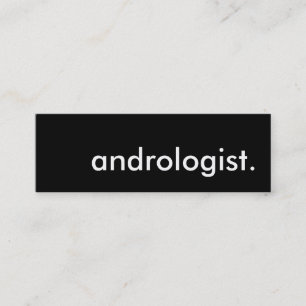 Cartão De Visita Mini andrologista.